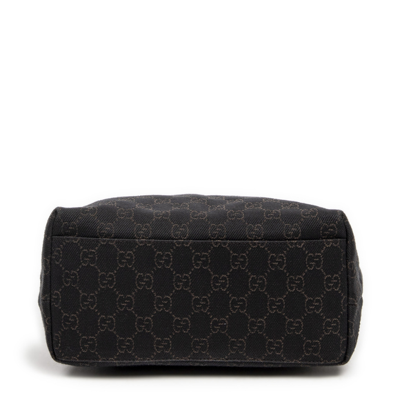 Gucci Medium Hobo   in Dark Brown Monogrammed Denim Canvas - Picture 6 of 7